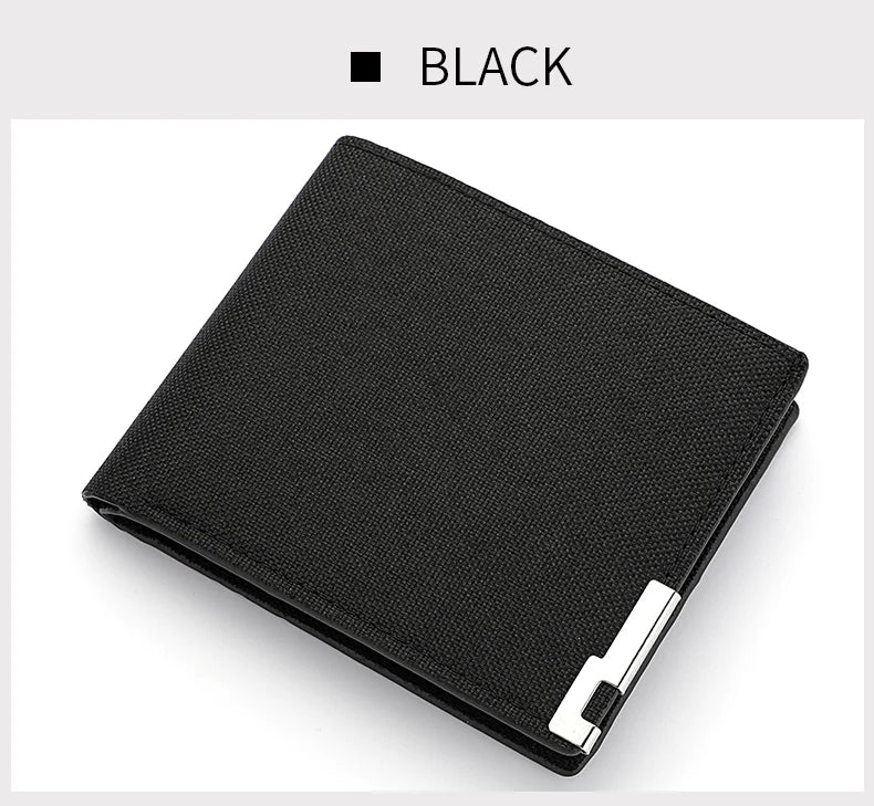 Men's Short PU Leather Wallet
