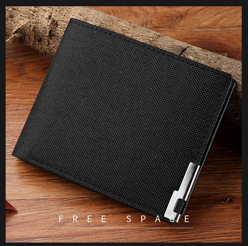 Men's Short PU Leather Wallet