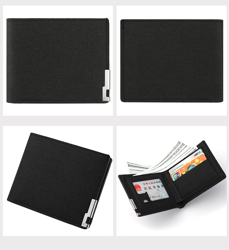 Men's Short PU Leather Wallet