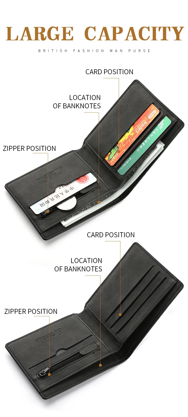 2025 New Wallet Men Short Dollar