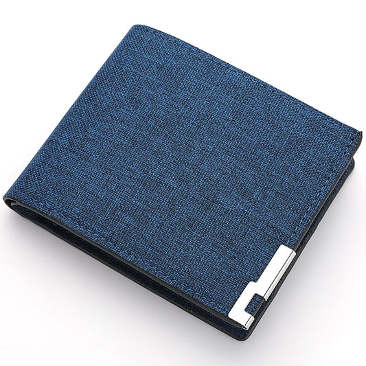 Men's Short PU Leather Wallet