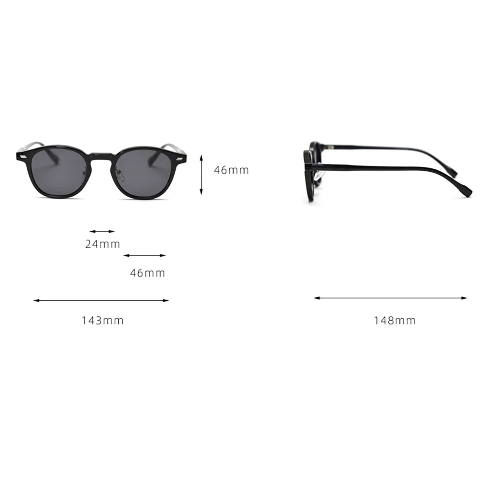 Peekaboo unisex polarized sunglasses retro