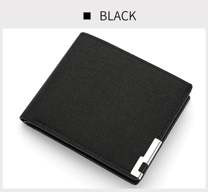 Men's Short PU Leather Wallet