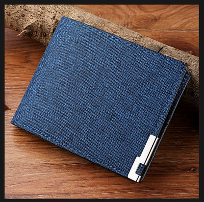 Men's Short PU Leather Wallet