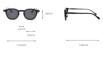 Peekaboo unisex polarized sunglasses retro