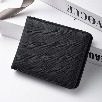 Simple Solid-Color Short Wallet
