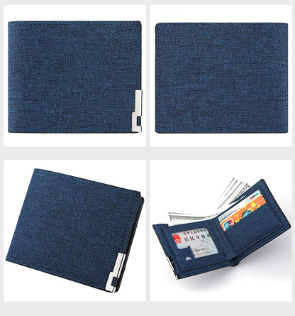 Men's Short PU Leather Wallet