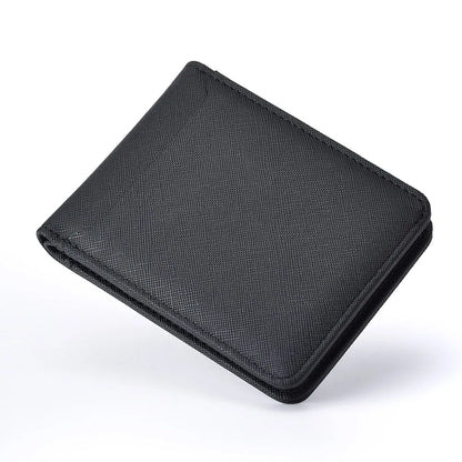 Simple Solid-Color Short Wallet