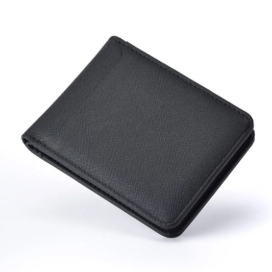 Simple Solid-Color Short Wallet