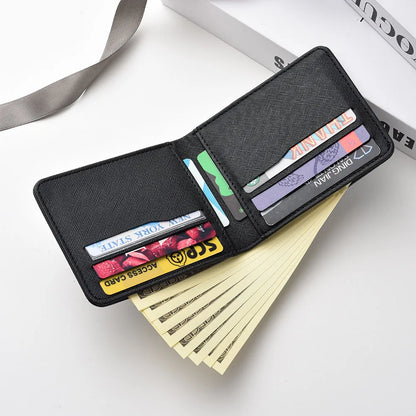Simple Solid-Color Short Wallet